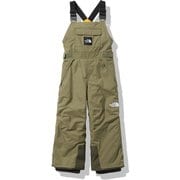 スノーインサレーションビブ Snow Insulation Bib NSJ61905 バーントオリーブ(BG) 140cm [スキーウェア ボトムス ジュニア]