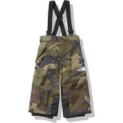 ノベルティースノーパンツ B Novelty Snow Pant NSB62007 ウッドランド3(WE) 90cm [アウトドア パンツ キッズ]