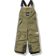 スノーインサレーションビブ B Snow Insulation Bib NSB62010 バーントオリーブ(BG) 90cm [アウトドア パンツ キッズ]