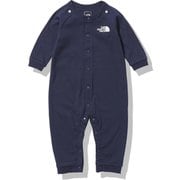 ロングスリーブロンパースアンド2Pビブ B L/S Rompers & 2P Bib NTB62019 TNFネイビー(NY) 70 [アウトドア トップス キッズ]