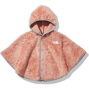 シェルパフリースポンチョ B Sherpa Fleece Poncho NAB72048 ピンククレイ(PC) BMサイズ [アウトドア トップス キッズ]