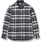 ロングスリーブストレッチフランネルシャツ L/S Stretch Flannel Shirt NR62031 ヘリテージホワイトチェック(HW) Sサイズ [アウトドア シャツ メンズ]