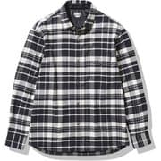 ロングスリーブストレッチフランネルシャツ L/S Stretch Flannel Shirt NR62031 ヘリテージホワイトチェック(HW) XLサイズ [アウトドア シャツ メンズ]