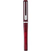 PENFORT TACCIA Facet(ファセット)万年筆 クリアレッド F 細字 TPF-001-CR-F