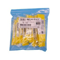 NE-967（3X30CM）10ホンイリ [NEストラップ（イエロー） 3X30cm 10本入]