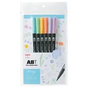 水性 デュアルブラッシュペン ABT 6色セット ファンシー AB-T6CFN