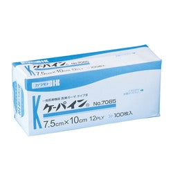 NO.7065（7.5X10CM） [ケーパイン（未滅菌・厚地）100入 7.5X10cm 一般医療機器]