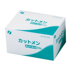 001-10510（500G） [カットメン 4×4cm（箱包装） 500G 一般医療機器]