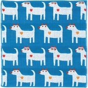 Pocchi 3重ガーゼハンカチ Couple dog PC-019