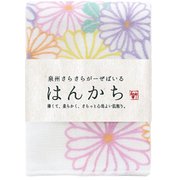 泉州さらさらガーゼ ハンカチ 彩菊花 TGH-455