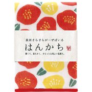泉州さらさらガーゼ ハンカチ 舞椿 TGH-458