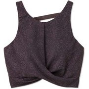テックジャカードミドルトップ TECH JACQUARD MIDDLE TOP DC10304 サーフレーズン(SS) Sサイズ [フィットネス トップス レディース]