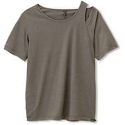 ドライミックスカットアウトティー DRYMIX CUTOUT TEE DC50309 アッシュグレー(AG) Mサイズ [フィットネス トップス レディース]