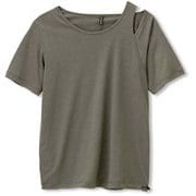 ドライミックスカットアウトティー DRYMIX CUTOUT TEE DC50309 アッシュグレー(AG) Lサイズ [フィットネス トップス レディース]
