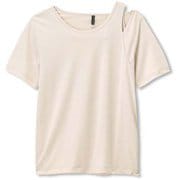 ドライミックスカットアウトティー DRYMIX CUTOUT TEE DC50309 ホワイトベージュ(HI) Mサイズ [フィットネス トップス レディース]
