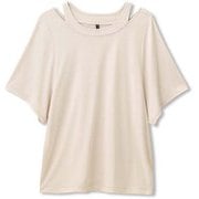ドライミックスビッグティー DRYMIX BIG TEE DC50310 ホワイトベージュ(HI) Lサイズ [フィットネス トップス レディース]
