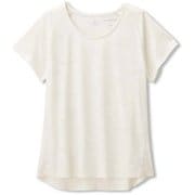 パネルジャカードショートスリーブティー PANEL JACQUARD S/S TEE DC70301 ジャスミンホワイト(JW) Lサイズ [フィットネス トップス レディース]