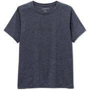 ヘザーロゴティー HEATHER LOGO TEE DC70302 ノーブルネイビー(NN) Mサイズ [フィットネス トップス レディース]