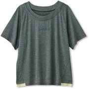 ヘザーワイドティー HEATHER WIDE TEE DC70304 ティールグリーン(TG) Mサイズ [フィットネス トップス レディース]
