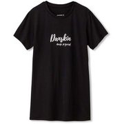 ヘザーグラフィックティー HEATHER GRAPHIC TEE DC70313 ブラック(K) XLサイズ [フィットネス トップス レディース]
