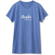 ヘザーグラフィックティー HEATHER GRAPHIC TEE DC70313 ライトブルー(LB) XLサイズ [フィットネス トップス レディース]