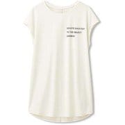 ヘザーグラフィックフレンチ HEATHER GRAPHIC FRENCH DC70314 オフホワイト(OW) Lサイズ [フィットネス トップス レディース]