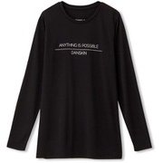 ヘザーロングスリーブティー HEATHER L/S TEE DC70315 ブラック(K) Mサイズ [フィットネス トップス レディース]