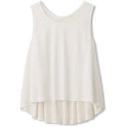 パネルジャカードギャザータンク PANEL JACQUARD GATHER TANK DC70350 ジャスミンホワイト(JW) Mサイズ [フィットネス トップス レディース]