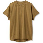 ハイゲージショートスリーブティー HIGH GAUGE S/S TEE DC70308 ゴールデンタン(GO) Mサイズ [フィットネス トップス レディース]
