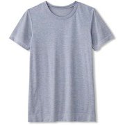 ノンストレスショートスリーブティー NON STRESS S/S TEE DA70103 パープリッシュブルー(PB) Lサイズ [フィットネス ヨガ シャツ レディース]