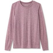 ノンストレスロングスリーブティー NON STRESS L/S TEE DA70104 ダスキーオーキッド(DU) Lサイズ [フィットネス ヨガ シャツ レディース]