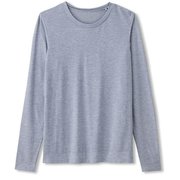 ノンストレスロングスリーブティー NON STRESS L/S TEE DA70104 パープリッシュブルー(PB) Lサイズ [フィットネス ヨガ シャツ レディース]