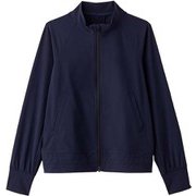 エッセンシャルフィットジャケット ESSENTIAL FIT JACKET DA30360 ダークネイビー(DN) Mサイズ [フィットネス ヨガ ジャケット レディース]