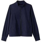 エッセンシャルフィットジャケット ESSENTIAL FIT JACKET DA30360 ダークネイビー(DN) Lサイズ [フィットネス ヨガ ジャケット レディース]