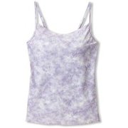 スキニッシュプリントキャミソール SKINISH PRINT CAMISOLE DA10302P アンディーブフラワー(EF) Sサイズ [フィットネス ヨガ カップ付きシャツ レディース]