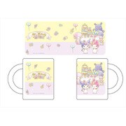 キャラクターグッズ おねがいマイメロディ グラスマグカップ 15th Anniversary Ver.