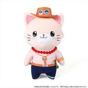 ONE PIECE with CAT アイマスク付き ぬいぐるみ BIGサイズ エース [キャラクターグッズ]