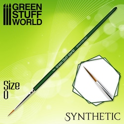 GSWD-2329 グリーンシリーズ 合成毛 丸筆 サイズ0 [プラモデル用品]