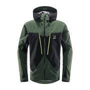 スピッツ ジャケット Spitz Jacket Men 604653 4JA_TRUE BLACK/FJELL GREEN Sサイズ [アウトドア ジャケット メンズ]