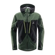 スピッツ ジャケット Spitz Jacket Men 604653 4JA_TRUE BLACK/FJELL GREEN Mサイズ [アウトドア ジャケット メンズ]