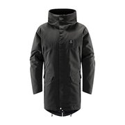 シルヤン パーカ Siljan Parka Men 604628 2PD_TRUE BLACK MELANGE Mサイズ [アウトドア ジャケット メンズ]