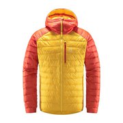 スパイア ミミック フード Mimic Hood Men 604676 4LD_PUMPKIN YELLOW/HABANERO Lサイズ [アウトドア ジャケット メンズ]