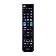 かんたんTVリモコン第2弾 日立・Wooo用 ブラック ERC-TV02BK-HI