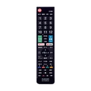 かんたんTVリモコン第2弾 Hisense用 ブラック ERC-TV02BK-HS