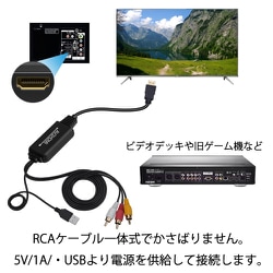 ヨドバシ.com - YOUZIPPER ユージッパー HDX-A2HH [RCA to HDMI