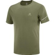 アジャイル ショートスリーブ ティー AGILE SS TEE M LC1375700 OLIVE NIGHT Lサイズ [ランニングシャツ メンズ]