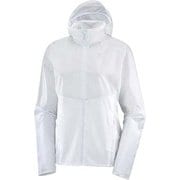 アジャイル フルジップ フーディー AGILE FZ HOODIE W LC1363800 WHITE/AO Mサイズ [フィットネス ジャケット レディース]