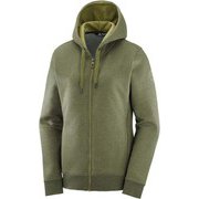 サロモン フルジップ フーディー SALOMON FZ HOODIE W LC1379800 OLIVE NIGHT/HEATHER S [アウトドア ジャケット レディース]