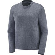 サイト クルーネック SIGHT CREW NECK W LC1356100 EBONY/ALLOY/HEATHER M [アウトドア カットソー レディース]