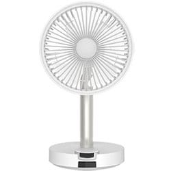 BARSET 4D FAN 多機能コードレス卓上扇風機＆サーキュレーター ホワイト BFN301-W